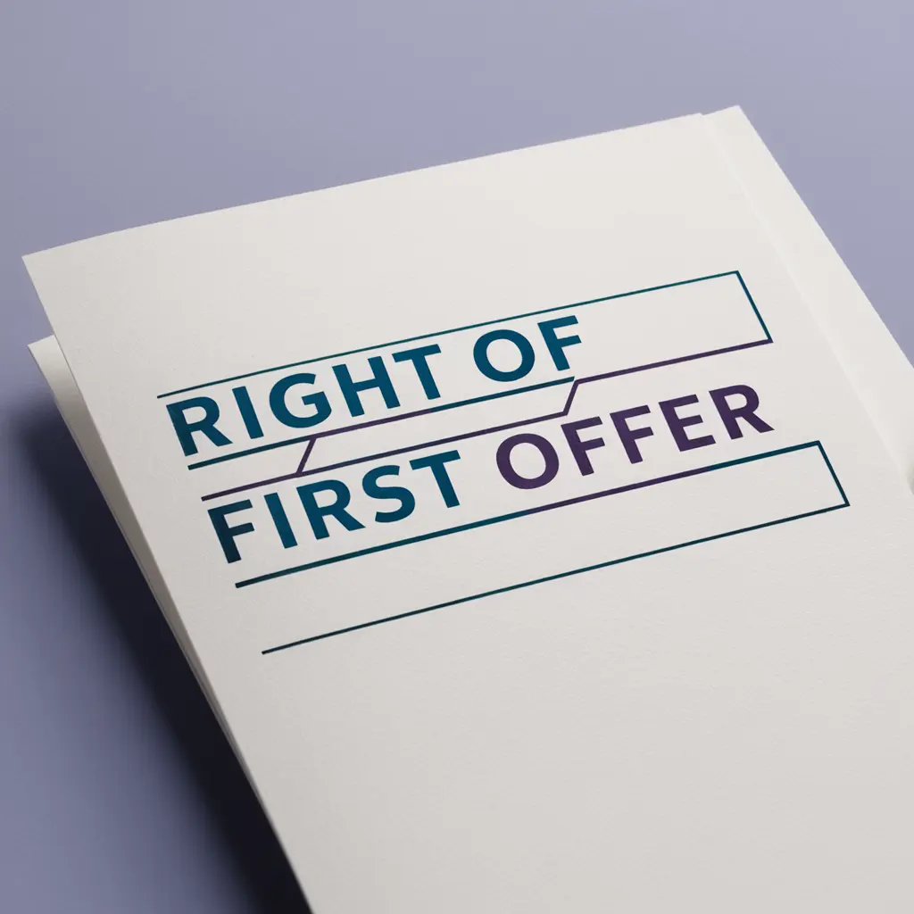 Right of First Offer (ROFO) Clauses in Shareholders’ Agreement