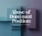 Abuse of Dominant Position