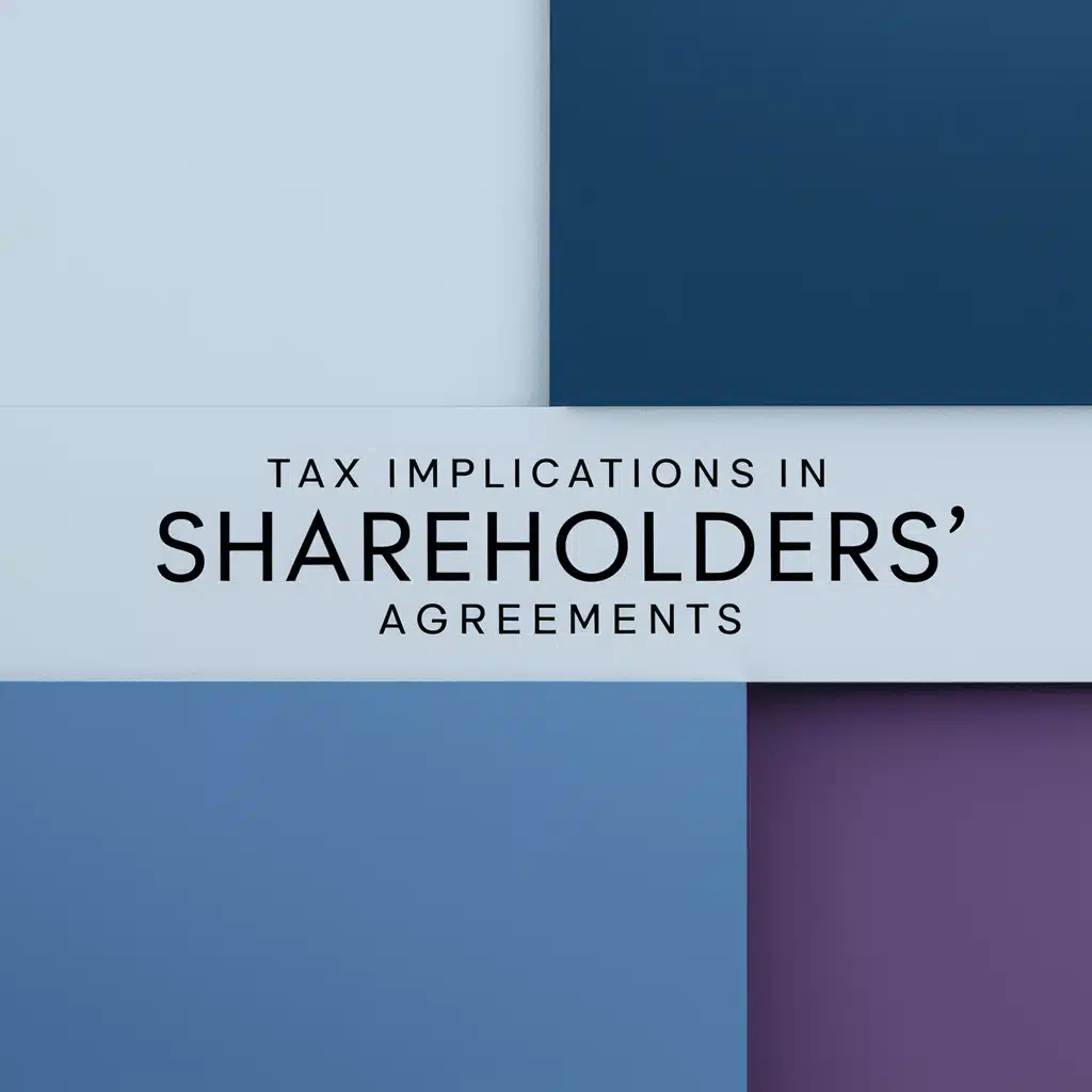 Tax Implications in Shareholders’ Agreements