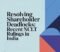 Resolving Shareholder Deadlocks Recent NCLT Rulings in India