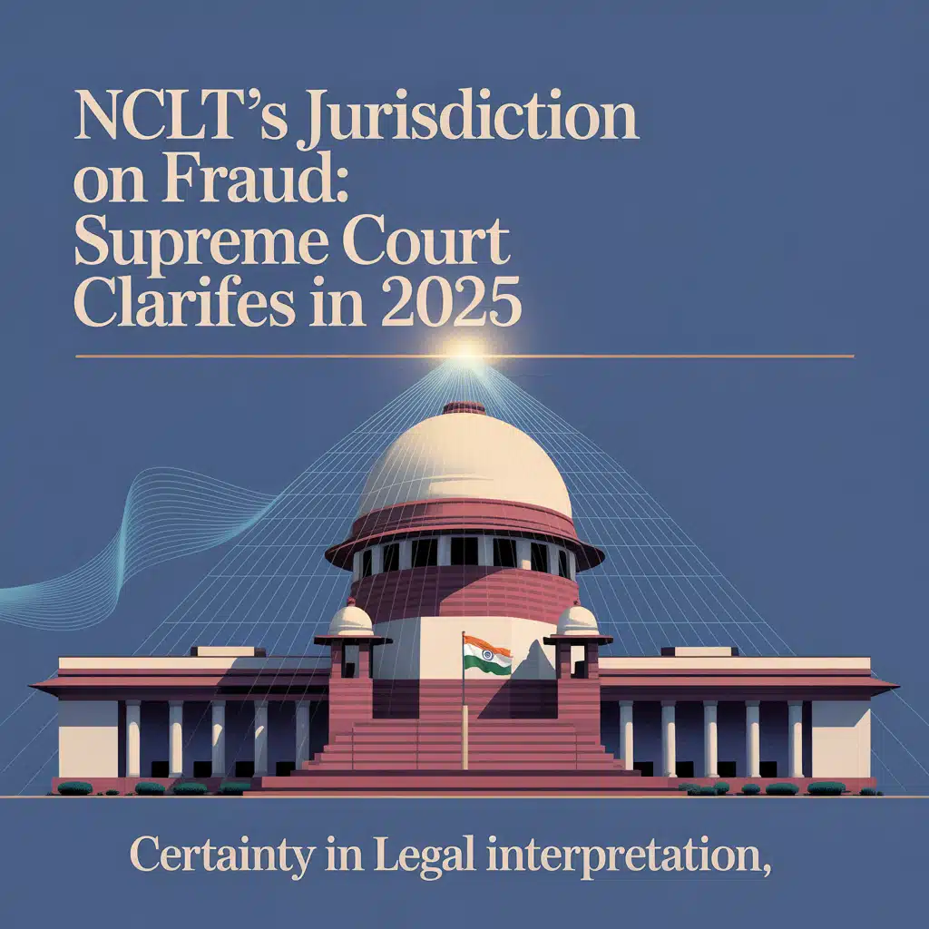 NCLT’s Jurisdiction on Fraud: Supreme Court Clarifies in 2025