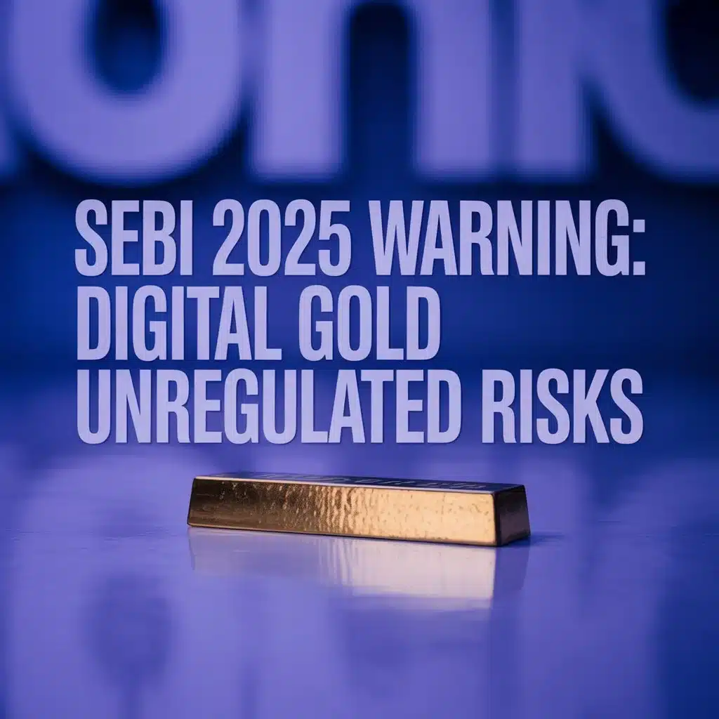 SEBI 2025 Warning: Digital Gold Unregulated Risks