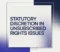 Statutory Discretion in Unsubscribed Rights Issues