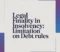 Legal Finality in Insolvency Limitation on Debt Rules