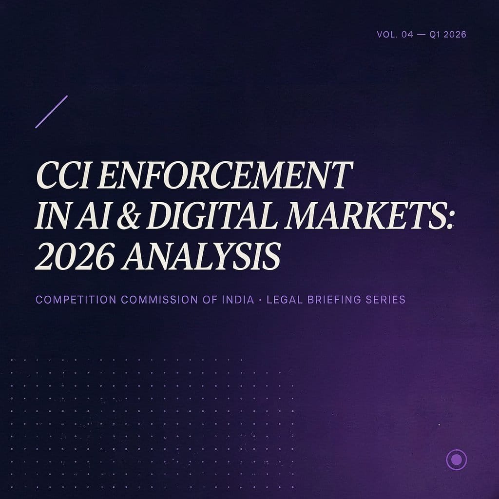 CCI Enforcement in AI & Digital Markets: 2026 Analysis
