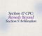 Section 47 CPC Remedy Beyond Section 9 Arbitration